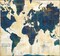 World Map Collage V2 Poster Print by Sue Schlabach - Item # VARPDX35273